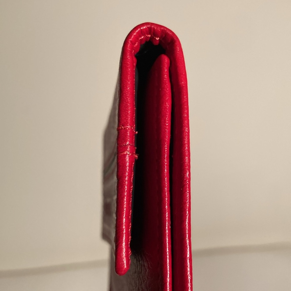 Ferrari Red Leather bifold Wallet made in Italy - Picture 14 of 16